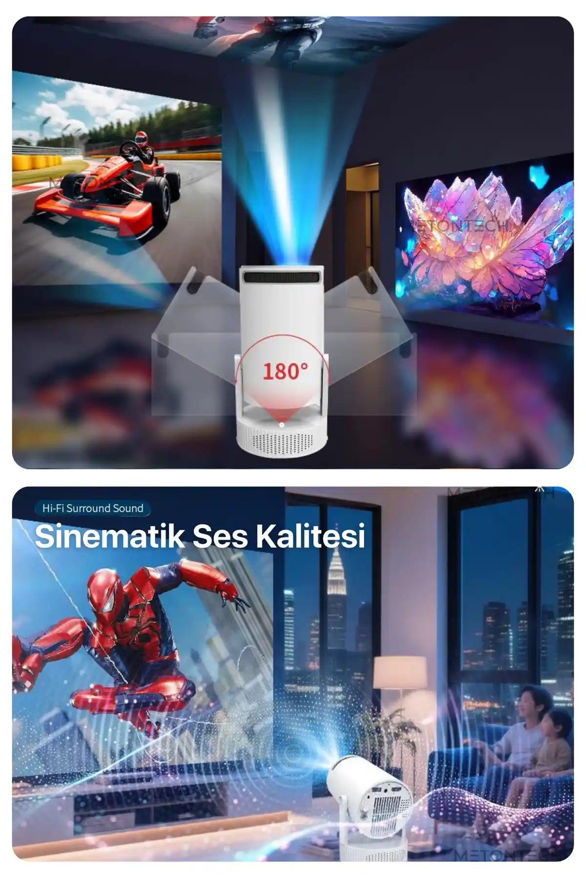 Android 4K Projeksiyon Cihazı - Görsel 4